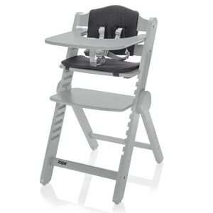Zopa Dřevěná jídelní židlička Clipp & Clapp, Grey 4 obraz