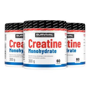 Survival Creatine Monohydrate 300 g 2+1 ZDARMA obraz