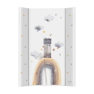 Ceba BABY Podložka přebalovací 2-hranná s pevnou deskou (50x70) Basic Rainbow Home obraz