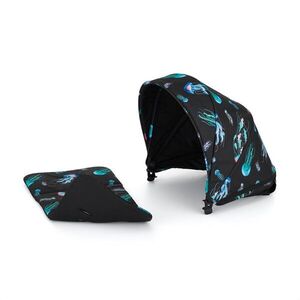 Petite&Mars Stříška ke kočárku Royal3 Limited 100 Jellyfish obraz
