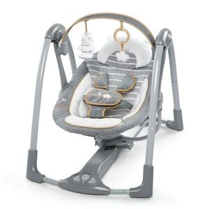 Ingenuity Houpačka konvertibilní cestovní s melodií Bella Teddy™ 0m+ do 9kg obraz