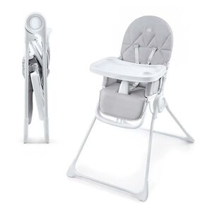 Kinderkraft Židlička jídelní Binci Light Grey obraz
