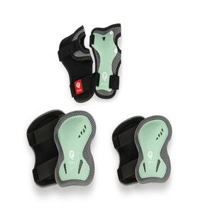 QPlay Chrániče dětské Jade Green, vel. S, vek 3-5 let obraz