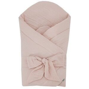 Eko Zavinovačka mušelínová bez vyztužení Powder pink 75x75 cm obraz