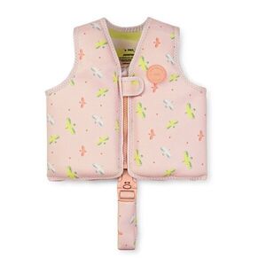 Saro Baby plavecká neoprenová vesta s UV ochranou (3-6r) Tropicool Pink obraz