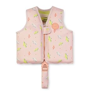 Saro Baby plavecká neoprenová vesta s UV ochranou (1-3r) Tropicool Pink obraz