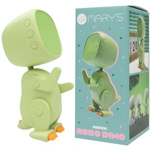 MARY’S Budík robotický - dino, zelený obraz