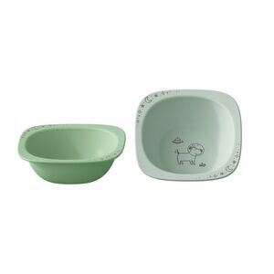 nip NATURE line miska, 4m+, 2ks, green obraz