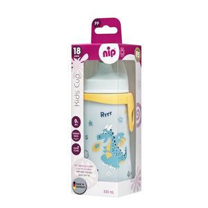 nip Kids cup láhev s pítkem PP, 330ml, kluk obraz