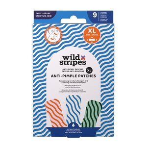 Wild Stripes Anti-Pimple Patches XL Clear s kyselinou salicylovou náplast 9 ks obraz