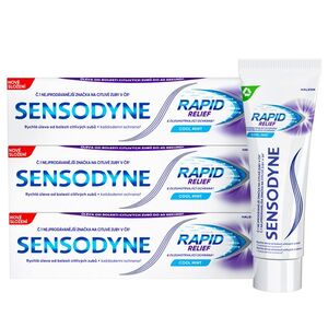 Sensodyne Rapid Relief zubní pasta 3x75 ml obraz