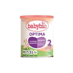 Babybio Optima 2 Pokračovací kojenecké bio mléko s probiotiky a prebiotiky 400 g obraz