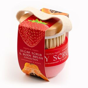 Somerset Toiletry Set s tělovým peelingem Jahoda a papája 2 ks obraz