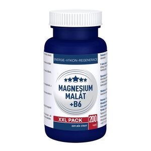 Clinical Magnesium malát + B6 XXL pack 200 kapslí obraz