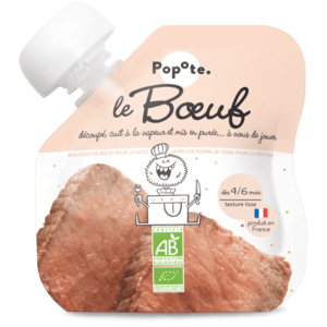Popote BIO Kapsička Hovězí maso 4/6m+ 60 g obraz