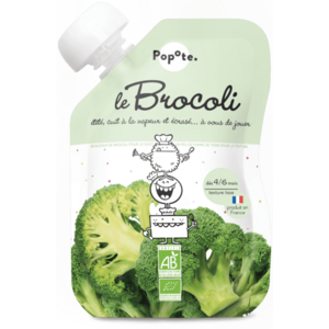 Popote BIO Kapsička Brokolice pyré 4/6m+ 120 g obraz