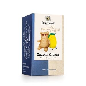 SONNENTOR Zázvor a citron BIO porcovaný čaj 18x1, 8 g obraz