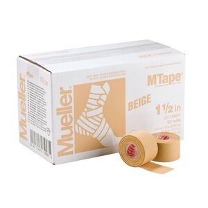 Mueller MTape® Team Colors, fixační tejpovací páska 3, 8cm, béžová, 32 ks obraz