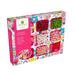 Sycomore Dřevěné korálky v krabičce s přihrádkami obraz