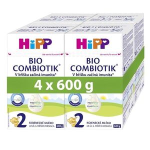 Hipp 2 BIO Combiotik Pokračovací kojenecká výživa 4x600 g obraz