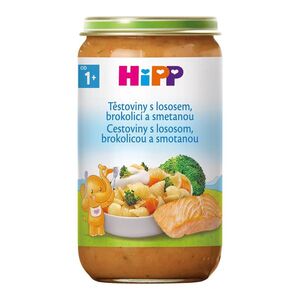 Hipp Těstoviny s lososem, brokolicí a smetanou 250 g obraz