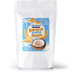Allnature Kokosové chipsy pražené s karamelem 100 g obraz