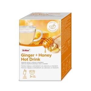 Dr. Max Ginger + Honey Hot Drink 20 sáčků obraz