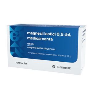 Medicamenta Magnesii lactici 0, 5 tbl. 100 tablet obraz