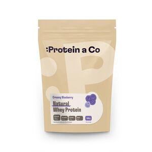 Protein a Co Protein Natural whey prémiový bez chemie 500 g Creamy blueberry obraz