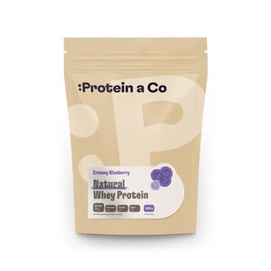 Protein a Co Protein Natural whey prémiový bez chemie 1 000 g Creamy blueberry obraz