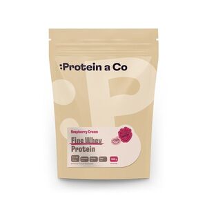 Protein a Co Protein Fine whey slazený stévií 1000 g Raspberry cream obraz