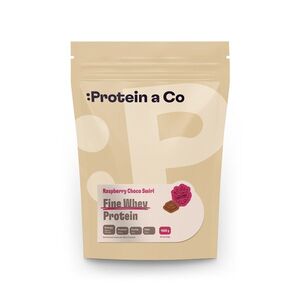 Protein a Co Protein Fine whey slazený stévií 1000 g Raspberry choco swirl obraz