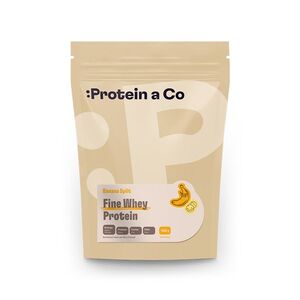 Protein a Co Protein Fine whey slazený stévií 1000 g Banana split obraz