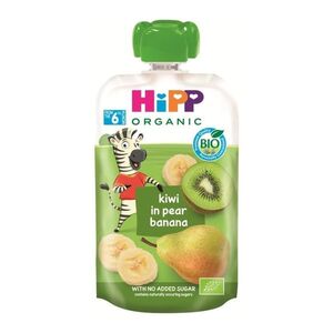 Hipp BIO 100% ovoce hruška-banán-kiwi 100 g obraz
