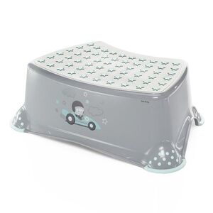 Zopa Stupínek k WC/umyvadlu Racer, Grey/Mint 3 obraz