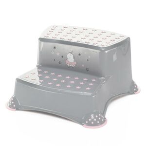Zopa Dvojstupínek k WC/umyvadlu Unicorn, Grey/Pink 3 obraz