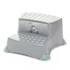 Zopa Dvojstupínek k WC/umyvadlu Racer, Grey/Mint 1 obraz