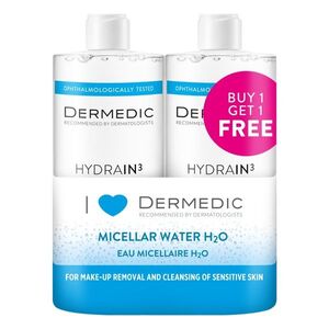 Dermedic Hydrain3 Hialuro Micelární voda duopack 2x500 ml obraz