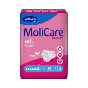 MoliCare Lady Pants 7 kapek, vel. M inkontinenční kalhotky 8 ks obraz