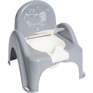 Tega Baby Dětský nočník pro děti s vyjímatelnou nádobou, ergonomický - Sovičky v šedé obraz