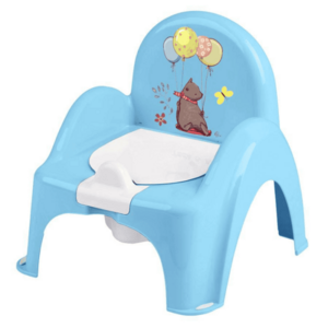 Tega Baby Dětský nočník pro děti s vyjímatelnou nádobou, ergonomický - Medvěd v modré obraz