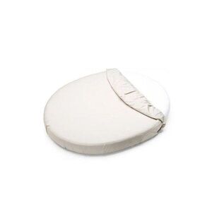 Petite&Mars Napínací prostěradlo nepromokavé Soft Dream Oval 84 x 50 White obraz