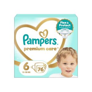 Pampers Premium Care vel. 6 13–18 kg dětské pleny 76 ks obraz