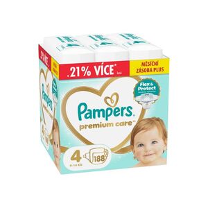 Pampers Premium Care vel. 4 9–14 kg dětské pleny 188 ks obraz