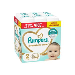 Pampers Premium Care vel. 2 4–8 kg dětské pleny 246 ks obraz