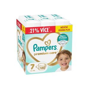 Pampers Premium Care vel. 7 15+ kg dětské pleny 120 ks obraz