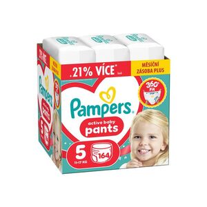 Pampers Active Baby vel. 5 11–17 kg plenkové kalhotky 164 ks obraz