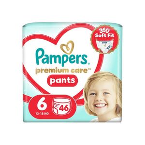 Pampers Premium Care Pants vel. 6 13–19 kg plenkové kalhotky 46 ks obraz