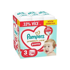 Pampers Premium Care Pants vel. 3 6–11 kg plenkové kalhotky 152 ks obraz