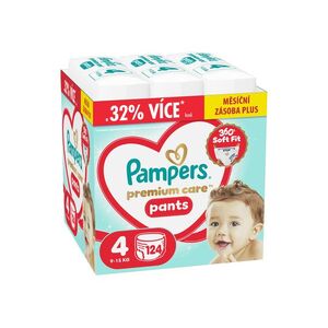 Pampers Premium Care Pants vel. 4 9–15 kg plenkové kalhotky 124 ks obraz